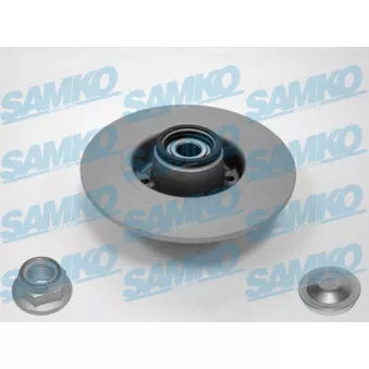 Jeu de 2 disques de frein arrière SAMKO