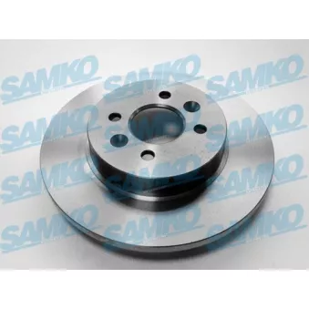 Jeu de 2 disques de frein arrière SAMKO R1016P
