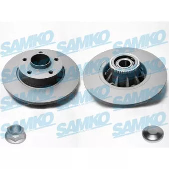 Jeu de 2 disques de frein arrière SAMKO
