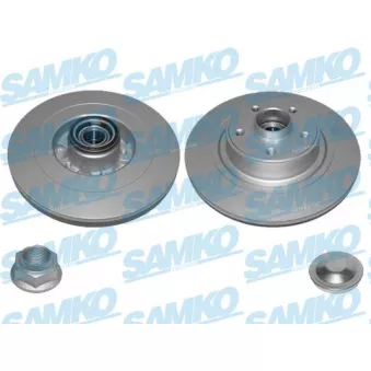 Jeu de 2 disques de frein arrière SAMKO