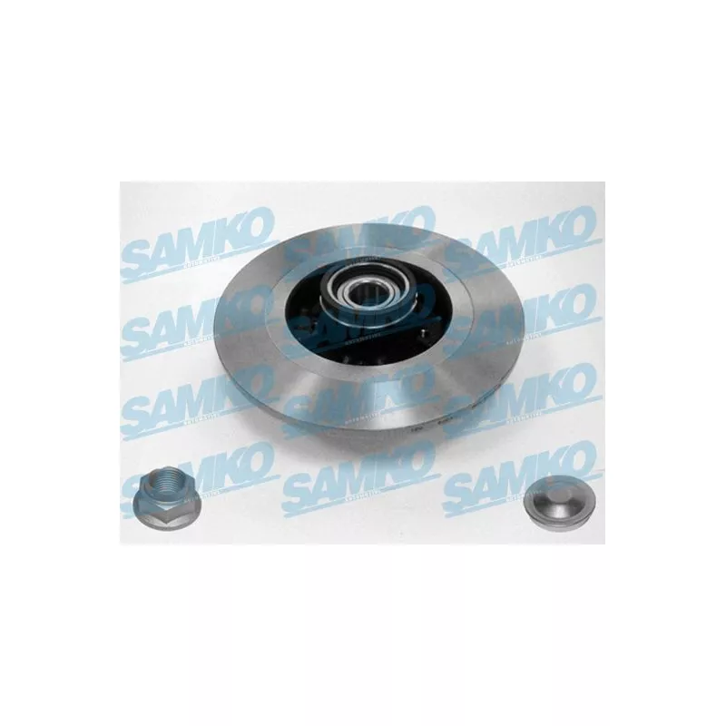 Jeu de 2 disques de frein arrière SAMKO R1031PCA