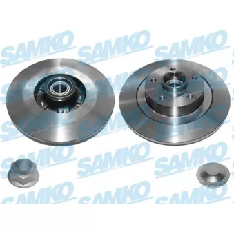 Jeu de 2 disques de frein arrière SAMKO