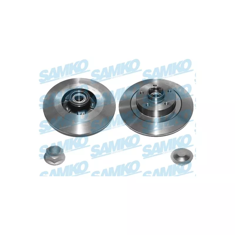 Jeu de 2 disques de frein arrière SAMKO R1032PCA