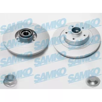 Jeu de 2 disques de frein arrière SAMKO