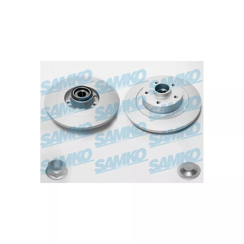Jeu de 2 disques de frein arrière SAMKO R1032PRCA