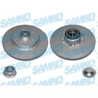 Jeu de 2 disques de frein arrière SAMKO R1033PRCA