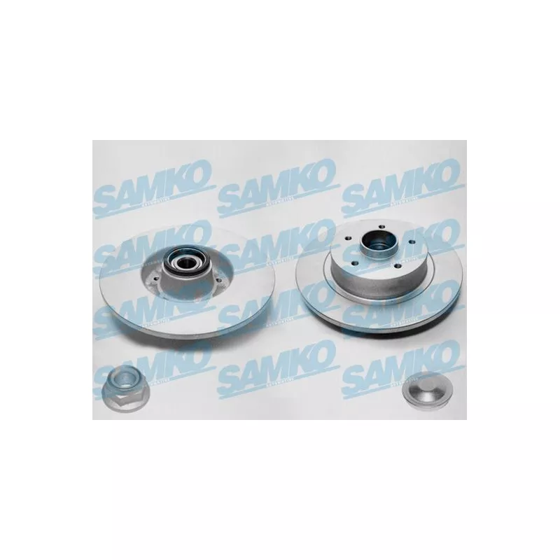 Jeu de 2 disques de frein arrière SAMKO R1038PRCA
