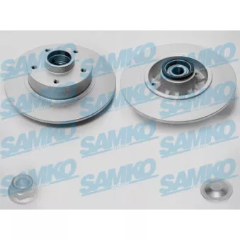 Jeu de 2 disques de frein arrière SAMKO