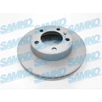 Jeu de 2 disques de frein avant SAMKO R1043VR