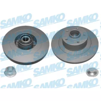 Jeu de 2 disques de frein arrière SAMKO