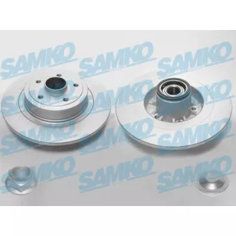 Jeu de 2 disques de frein arrière SAMKO