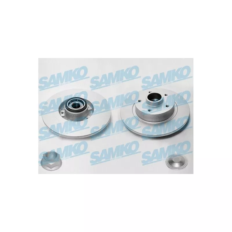 Jeu de 2 disques de frein arrière SAMKO R1049PRCA