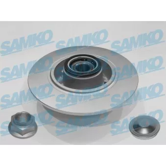 Jeu de 2 disques de frein arrière SAMKO R1055PRCA