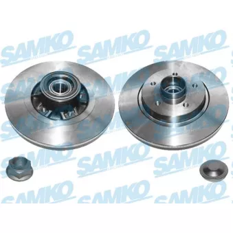 Jeu de 2 disques de frein arrière SAMKO