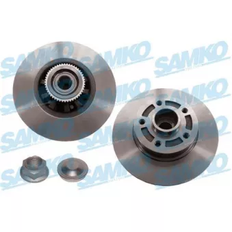 Jeu de 2 disques de frein arrière SAMKO