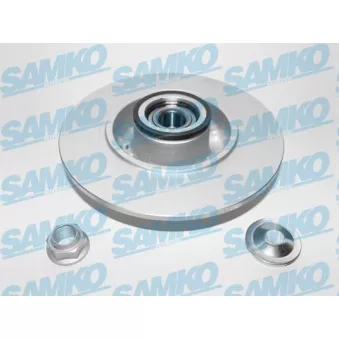 Jeu de 2 disques de frein arrière SAMKO R1076PRCA