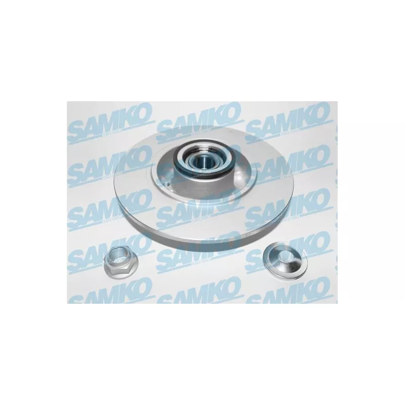 Jeu de 2 disques de frein arrière SAMKO R1076PRCA