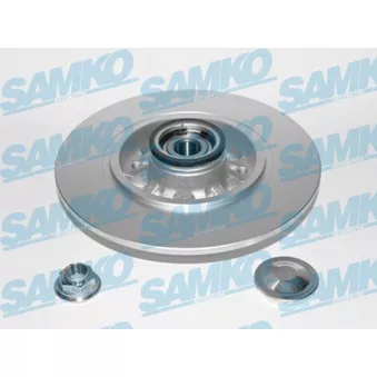 Jeu de 2 disques de frein arrière SAMKO R1078PRCA