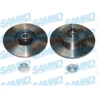 Jeu de 2 disques de frein arrière SAMKO