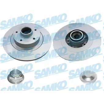 Jeu de 2 disques de frein arrière SAMKO