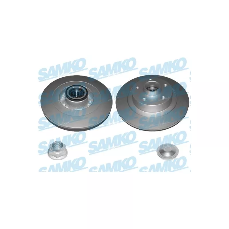 Jeu de 2 disques de frein arrière SAMKO R1080PRCA