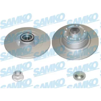 Jeu de 2 disques de frein arrière SAMKO
