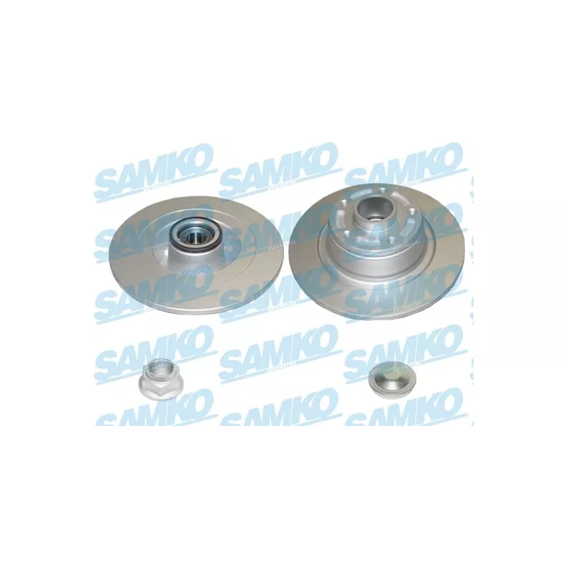 Jeu de 2 disques de frein arrière SAMKO R1082PRCA