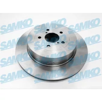 Jeu de 2 disques de frein arrière SAMKO