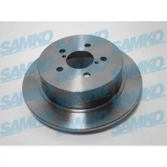 Jeu de 2 disques de frein arrière SAMKO