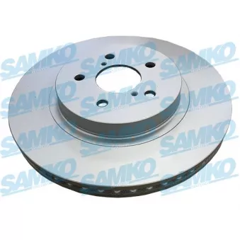 Jeu de 2 disques de frein avant SAMKO