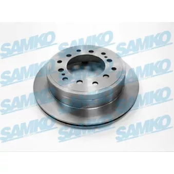Jeu de 2 disques de frein arrière SAMKO