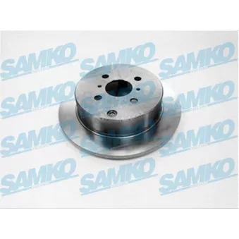 Jeu de 2 disques de frein arrière SAMKO