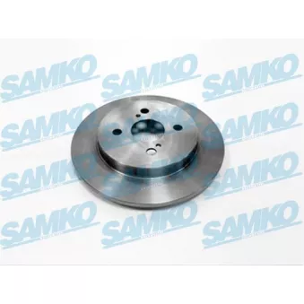 Jeu de 2 disques de frein arrière SAMKO