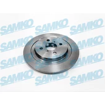 Jeu de 2 disques de frein arrière SAMKO