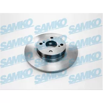 Jeu de 2 disques de frein arrière SAMKO