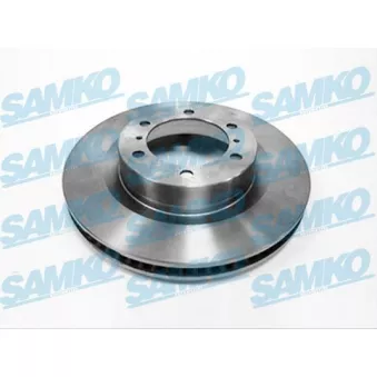 Jeu de 2 disques de frein avant SAMKO T2064V