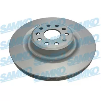 Jeu de 2 disques de frein arrière SAMKO