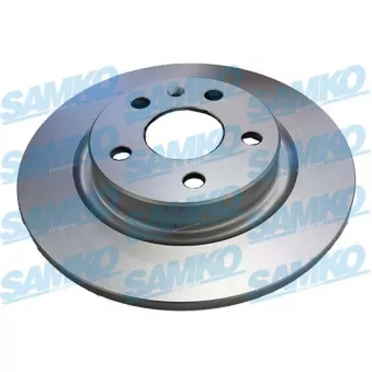 Jeu de 2 disques de frein arrière SAMKO