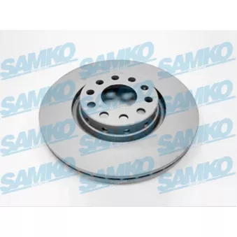 Jeu de 2 disques de frein avant SAMKO