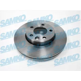 Jeu de 2 disques de frein avant SAMKO