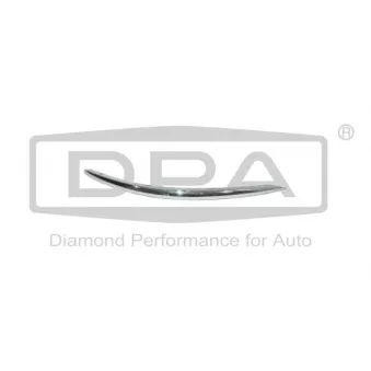 Baguette et bande protectrice, pare-chocs avant droit DPA 88070066202