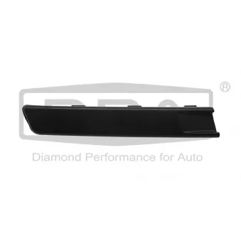 Baguette et bande protectrice, pare-chocs avant droit DPA 88070066502