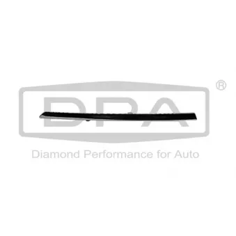 Baguette et bande protectrice, pare-chocs avant droit DPA 88071186702