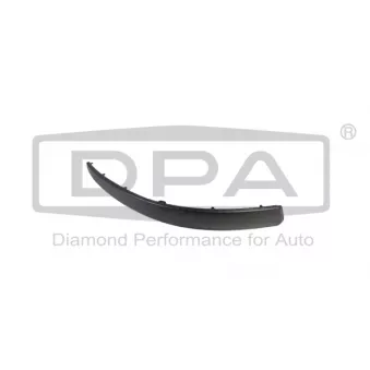 Baguette et bande protectrice, pare-chocs avant droit DPA 88071413302