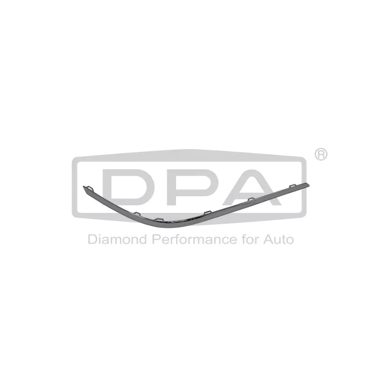 Baguette et bande protectrice, pare-chocs arrière droit DPA 88071768102