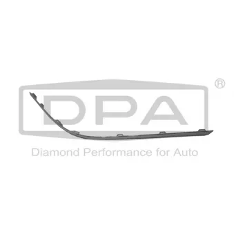 Baguette et bande protectrice, pare-chocs arrière gauche DPA 88071768202