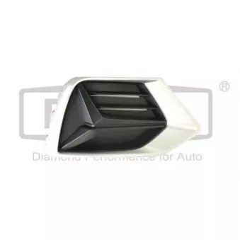 Grille de ventilation, pare-chocs avant droit DPA 88071890602