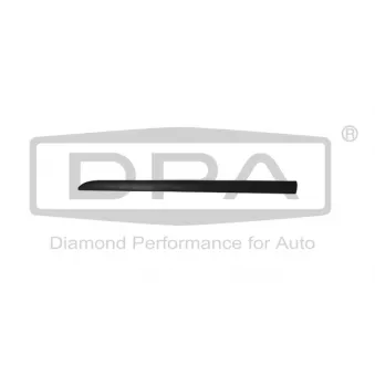 Baguette et bande protectrice, porte avant gauche DPA