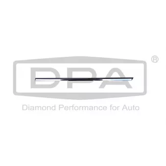 Baguette et bande protectrice, porte avant gauche DPA 88530810102
