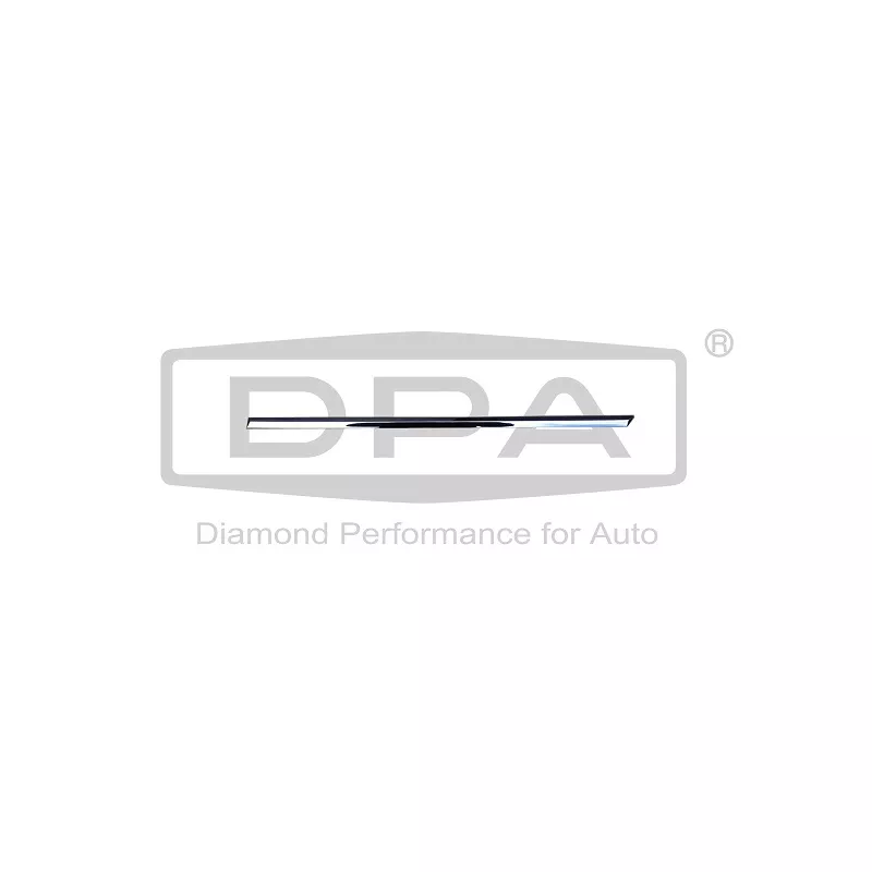 Baguette et bande protectrice, porte avant gauche DPA 88530810102